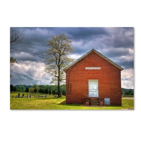 Trademark Fine Art Bob Rouse 'quaker church' Canvas Art, 22x32 ALI15962-C2232GG